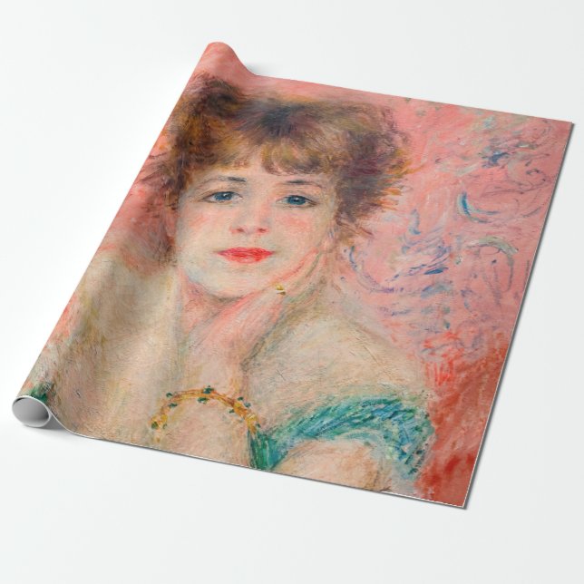 Papel De Regalo Pierre-Auguste Renoir - Actriz Jeanne Samary (Desenrollado)