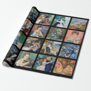 Papel De Regalo Pierre-Auguste Renoir - Collage de cuadrícula de o