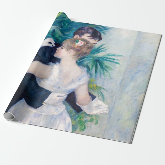Papel De Regalo Pierre-Auguste Renoir - Danza de la ciudad (Desenrollado)