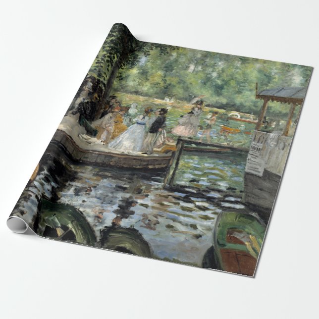 Papel De Regalo Pierre-Auguste Renoir - La Grenouillere (Desenrollado)