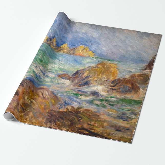 Papel De Regalo Pierre-Auguste Renoir - Marine, Guernesey (Desenrollado)