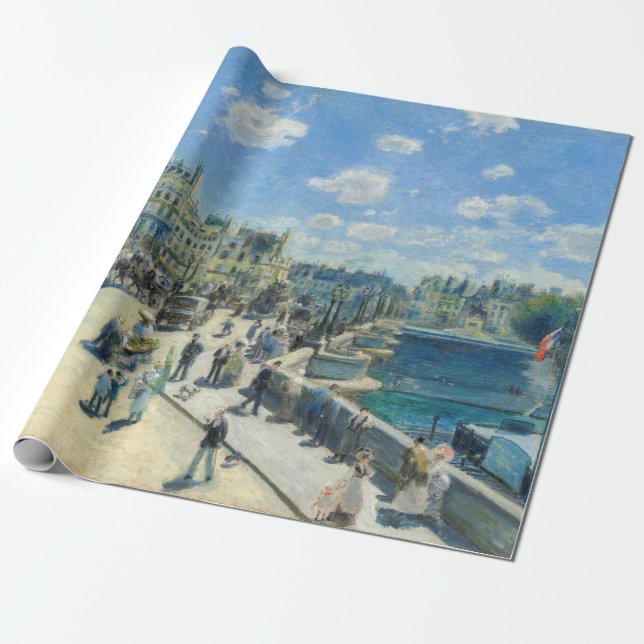Papel De Regalo Pierre-Auguste Renoir - París, Pont-Neuf (Desenrollado)