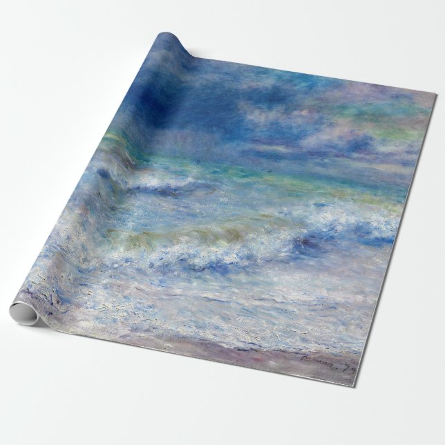 Papel De Regalo Pierre-Auguste Renoir - Seascape (Desenrollado)