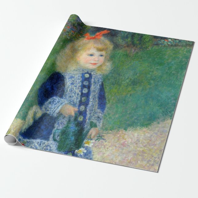 Papel De Regalo Pierre-Auguste Renoir - Un Chica con capacidad par (Desenrollado)