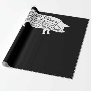 Papel De Regalo Pig Parts Food BBQ Pinoy Adobo Lovers Regalo