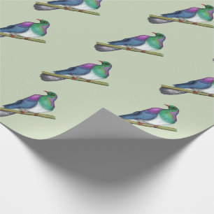 Papel De Regalo Pigeon de Kereru Wood