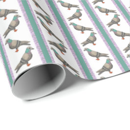 Papel De Regalo Pigeon Stripe