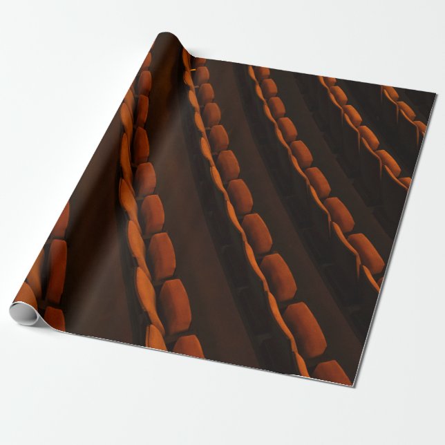 Papel De Regalo Pila de sillas amarillas (Desenrollado)