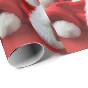 Papel De Regalo Pila de sombreros de Santa