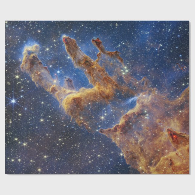 Papel De Regalo Pilares de la Creación Nebulosa del Águila Telesco (Superficie plana)