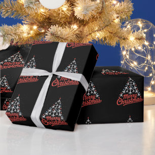 Papel De Regalo Piloto de árbol de Navidad en avión