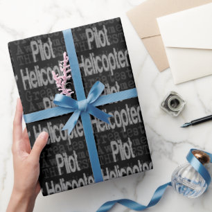 Papel De Regalo Piloto de Helicóptero Extraordinario