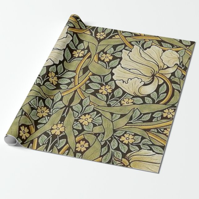 Papel De Regalo Pimpernel William Morris (Desenrollado)