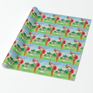 Papel De Regalo Pin de golf