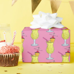 Papel De Regalo Pina Piña Colada Cóctel de piña puertorriqueña