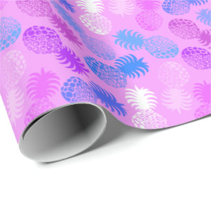 Papel De Regalo Piña tropical hawaiana de Momona