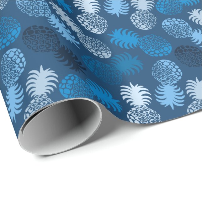 Papel De Regalo Piña tropical mona hawaiana (Esquina del rollo)