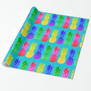 Papel De Regalo Piñas brillantes