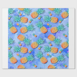 Papel De Regalo Piñas. Pintar. Fiesta.