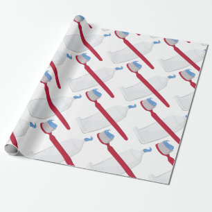 Papel De Regalo Pincel Y Pegar Dientes