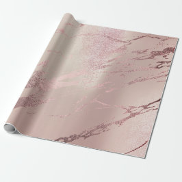 Papel De Regalo Pinceles de Piedra de Mármol Rosa Grungy Abstract 