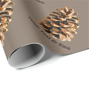Papel De Regalo Pine Cone