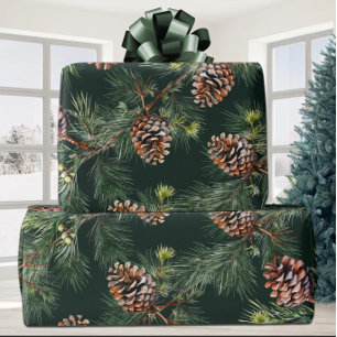 Papel De Regalo Pine Cones Ladin White Pine Gardens