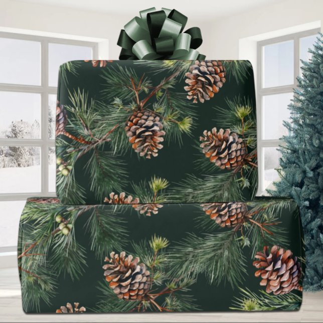 Papel De Regalo Pine Cones Ladin White Pine Gardens (Subido por el creador)
