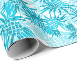 Papel De Regalo Pineapple Camo Hawai Tropical