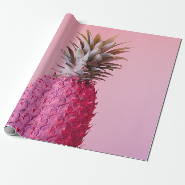 PAPEL DE REGALO PINEAPPLE ROSA (Desenrollado)