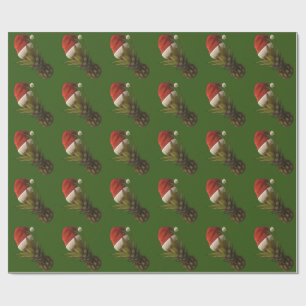 Papel De Regalo Pineapple Santa Hawaiian Mele Kalikima Gift Wrap