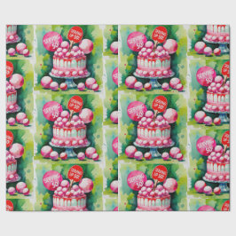 Papel De Regalo Ping Pong 50 cumpleaños