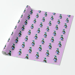 Papel De Regalo Pingüino