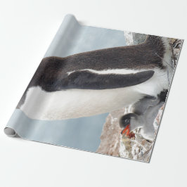 Papel De Regalo Pingüino