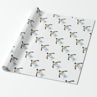 Papel De Regalo Pingüino