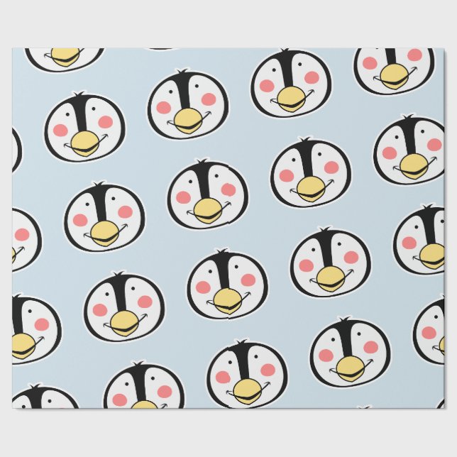 Papel De Regalo Pingüino (Costura)