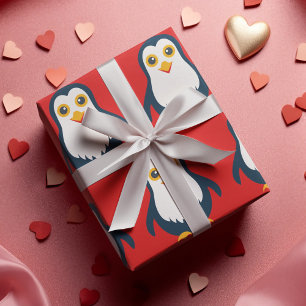 Papel De Regalo Pingüino