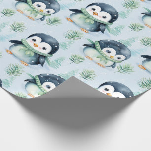 Papel De Regalo Pingüino cutáneo