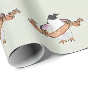 Papel De Regalo Pingüino de Gentoo