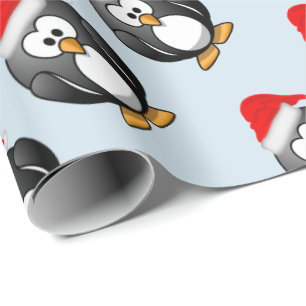 Papel De Regalo Pingüino del día de fiesta