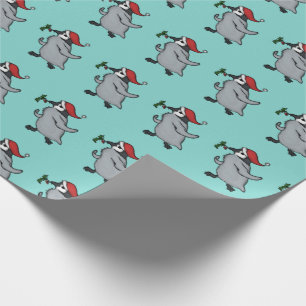 Papel De Regalo Pingüino del navidad