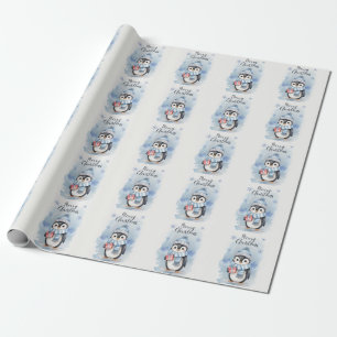 Papel De Regalo "Pingüino lindo 2"