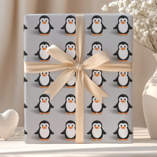 Papel De Regalo Pingüino lindo del bebé