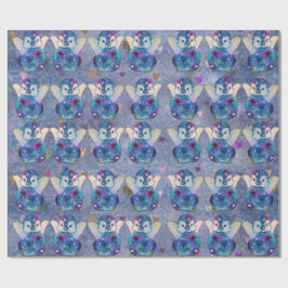 Papel De Regalo Pingüino llamado Button
