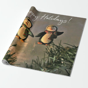 Papel De Regalo Pingüinos de vacaciones