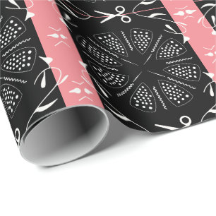 Papel De Regalo Pink and Black