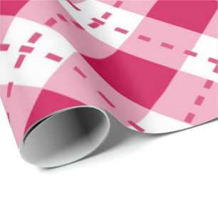Papel De Regalo Pink Argyle