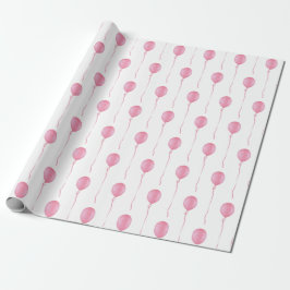Papel De Regalo Pink balloon Gift Wrapping Paper - Cadeaupapier. 