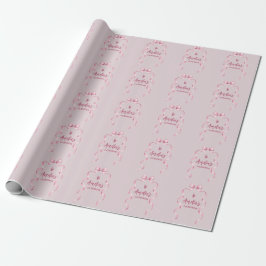 Papel De Regalo Pink Bow Coquette Birthday