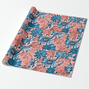 Papel De Regalo pink floral